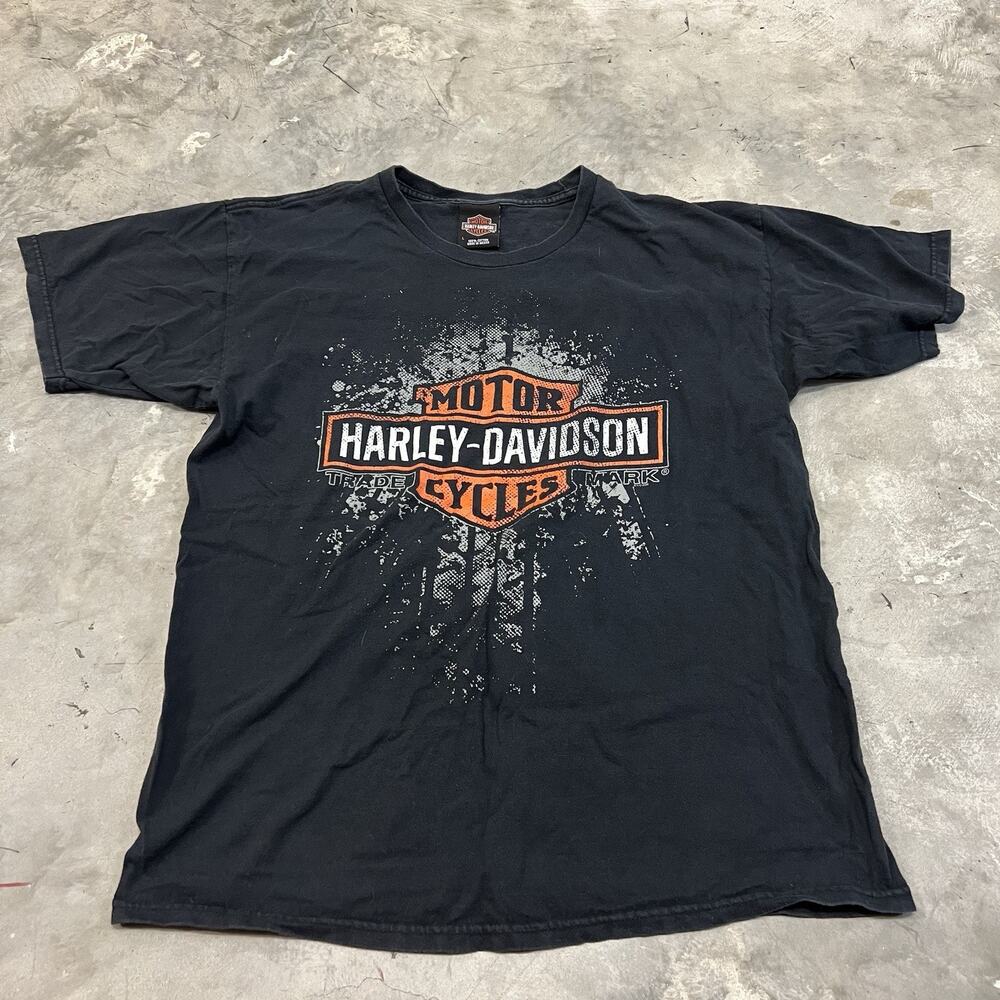 Harley Davidson Mens Top Shirt Tshirt Adult Size Large Treasure Coast